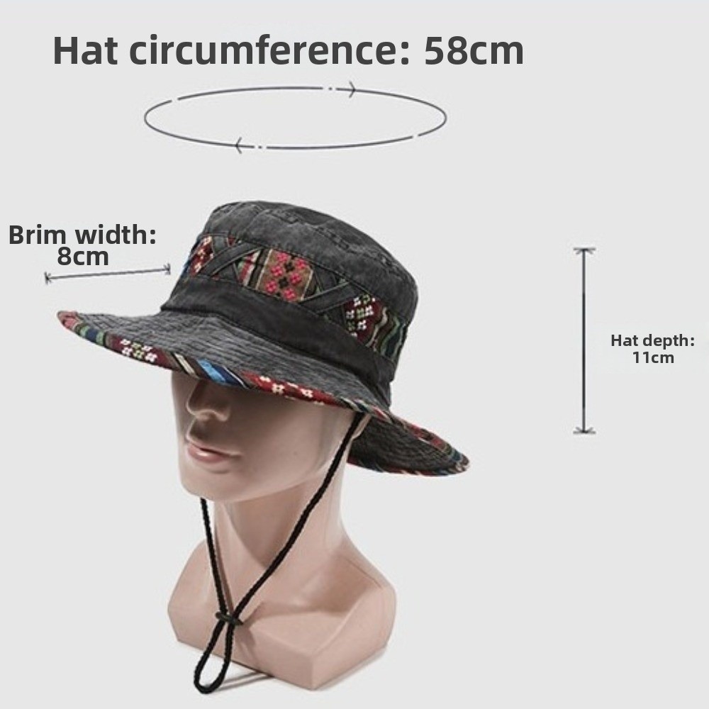 Chapeau Bob Unisexe Tendance pour l'Été, Protection Solaire UPF 50+ Anti-UV, Large Bord Ajustable pour la Randonnée et la Pêche