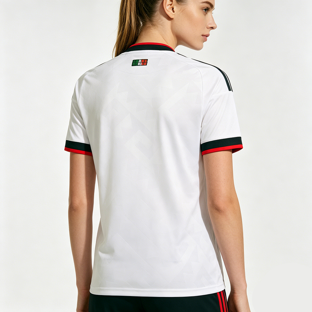 Maillot de football Mexique 2026 pour homme, nouveau maillot en mesh à motif pour femme, col en V respirant, tenue de sport d'été, survêtement streetwear