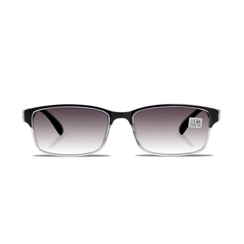 Lunettes de lecture pour hommes, verres gris dégradés, verres Anti UV400, verres rétro + 1 + 1.25 + 1.75 2 2.25 2.75 3.25