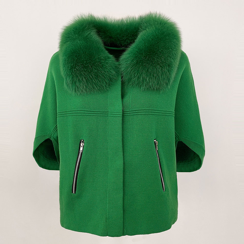 Tricots femme vêtements pour femmes automne mode européenne pull tricoté véritable manteau de fourrure veste de fourrure de renard naturel printemps Cardigan