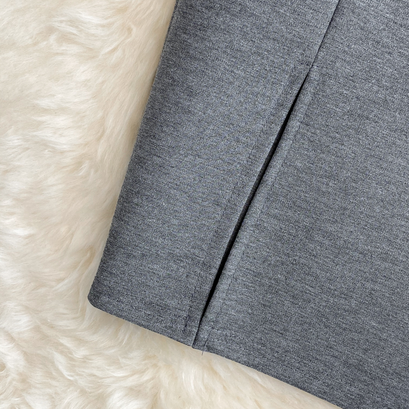 Jupe femme solide taille haute travail jupe crayon 2025 nouvelle mode dames coupe ajustée fendue bureau OL jupe gris rouge noir jupes