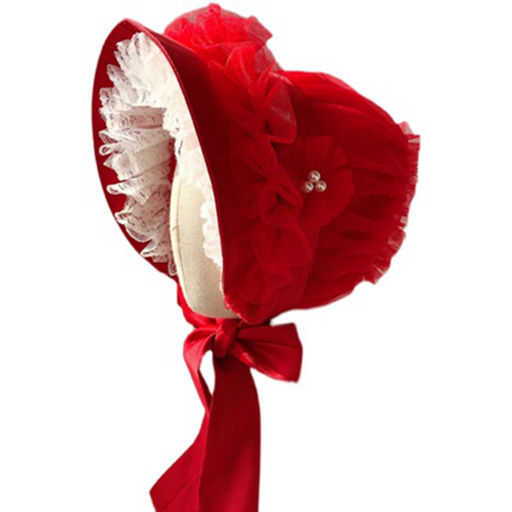 Bonnet élégant Vintage Lolita victorien dentelle volants chapeau Cosplay accessoires
