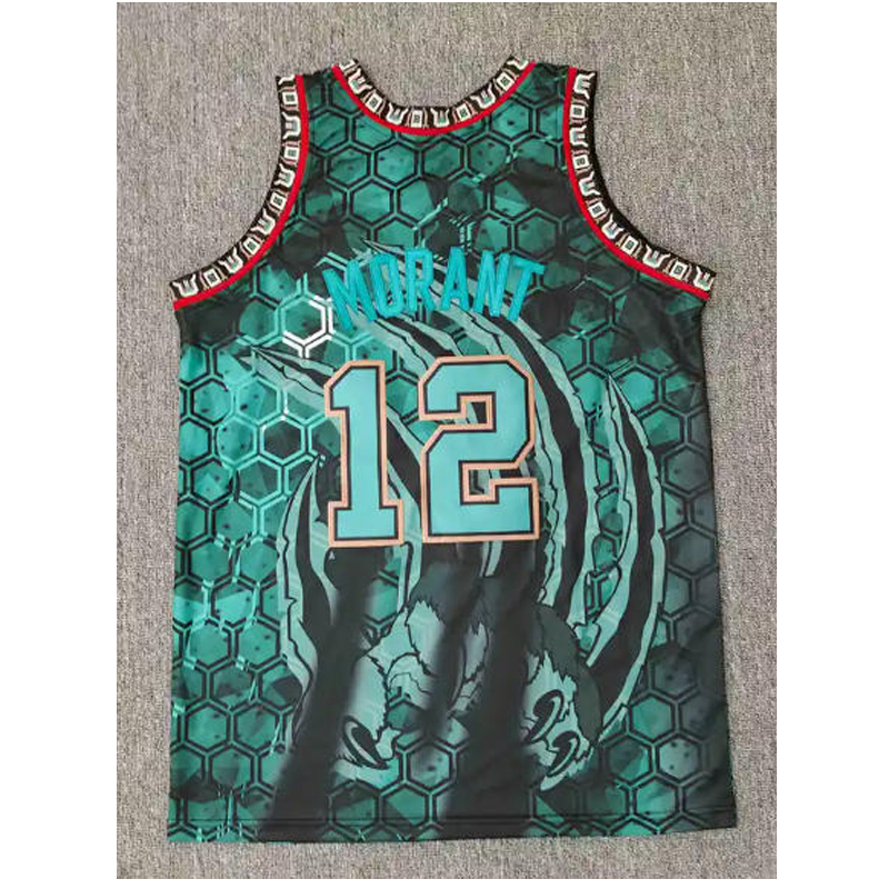 Hommes # 12 Maillot de basket-ball vert – Chemise de sport sans manches respirante, design unique, esthétique athlétique, vêtements d'entraînement décontractés