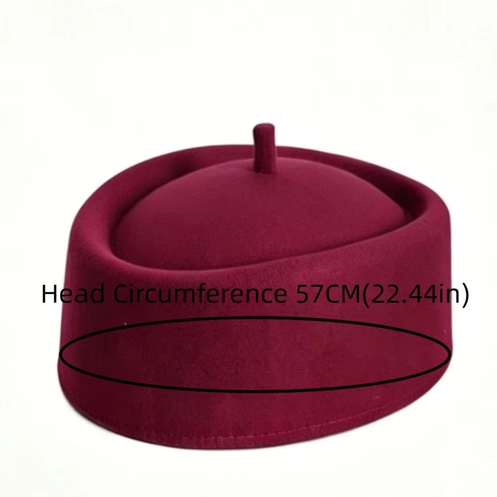 Chapeau de prière ethnique en feutre de coton tendance, doux et multicolore, chapeau traditionnel de mariage pour hommes musulmans