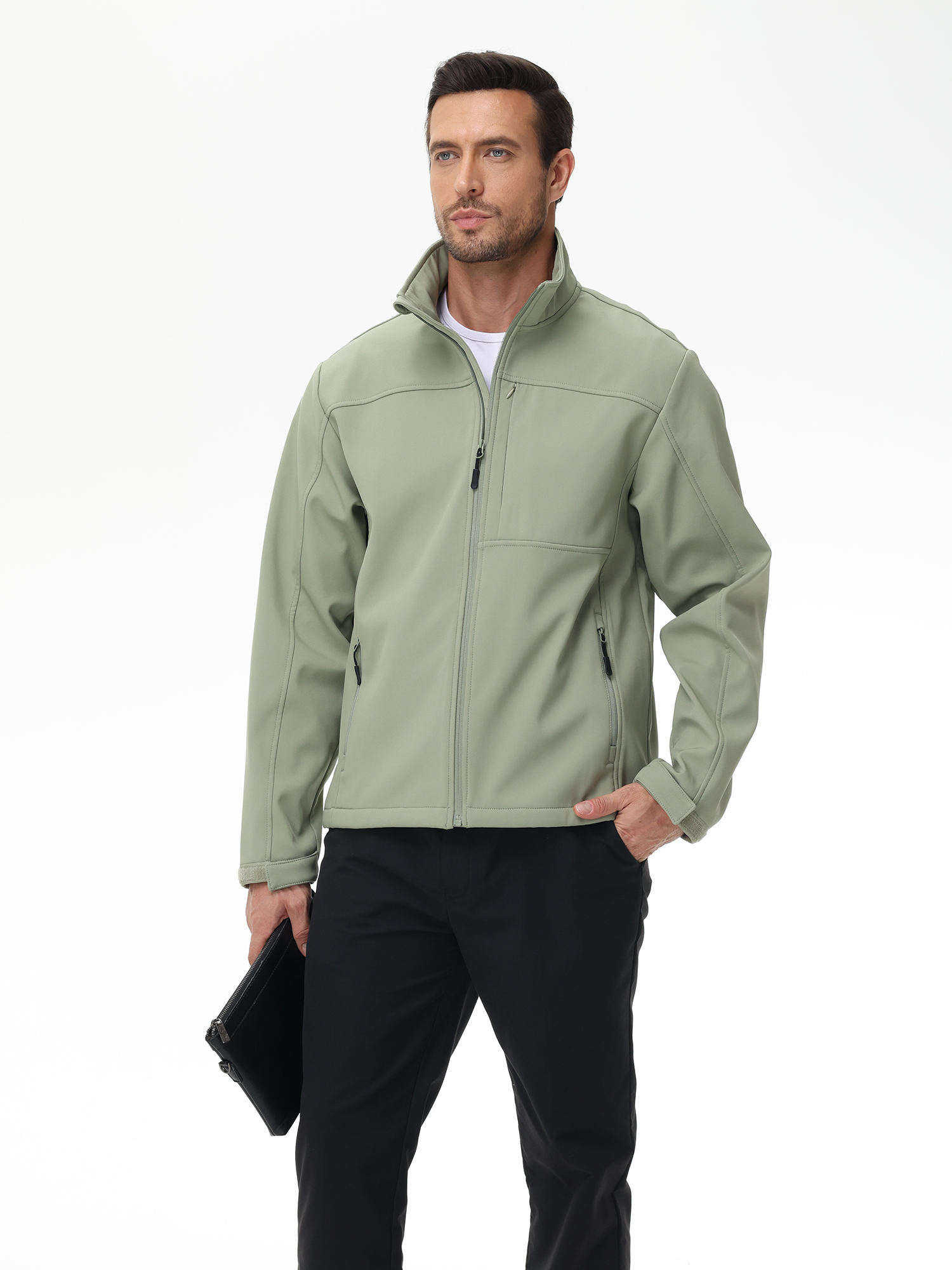 Veste d'affaires décontractée pour hommes, manteau coupe-vent imperméable à la mode, veste Cargo pour les voyages quotidiens en plein air, automne et hiver