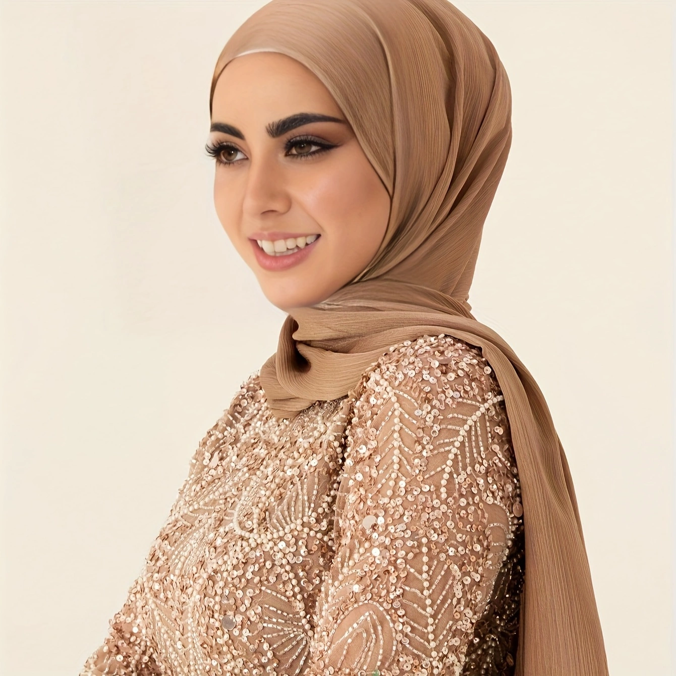 Foulard en mousseline de soie pour femmes musulmanes, hijabs froissés, châle arabe en pansement, enveloppes islamiques, bande de sauna, document solide