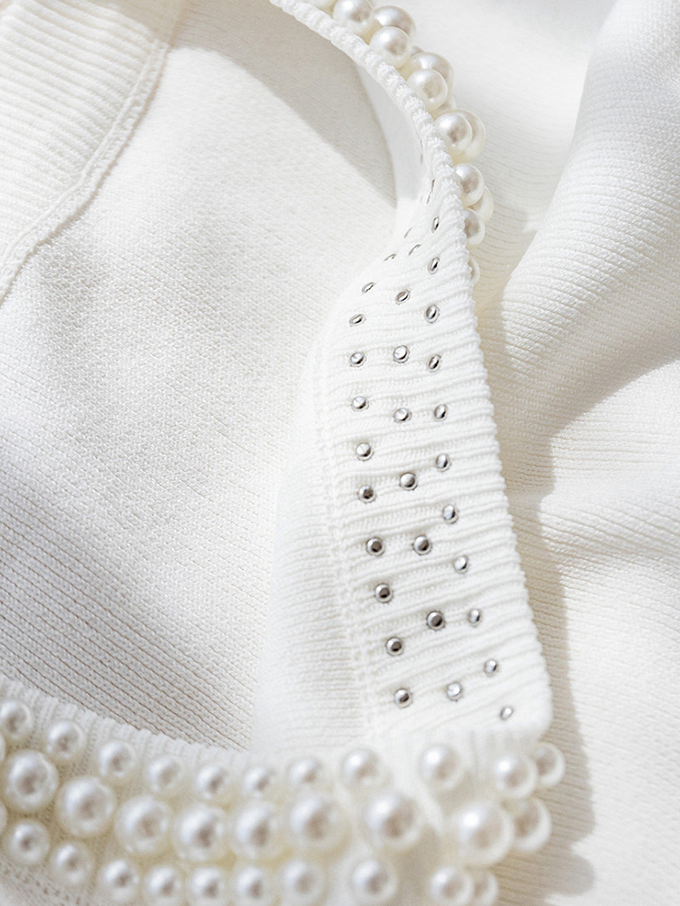 Corée tricoté gilets femmes haut solide réservoir Blusas Mujer De Moda été nouvelle mode femme sans manches perles décontracté mince hauts