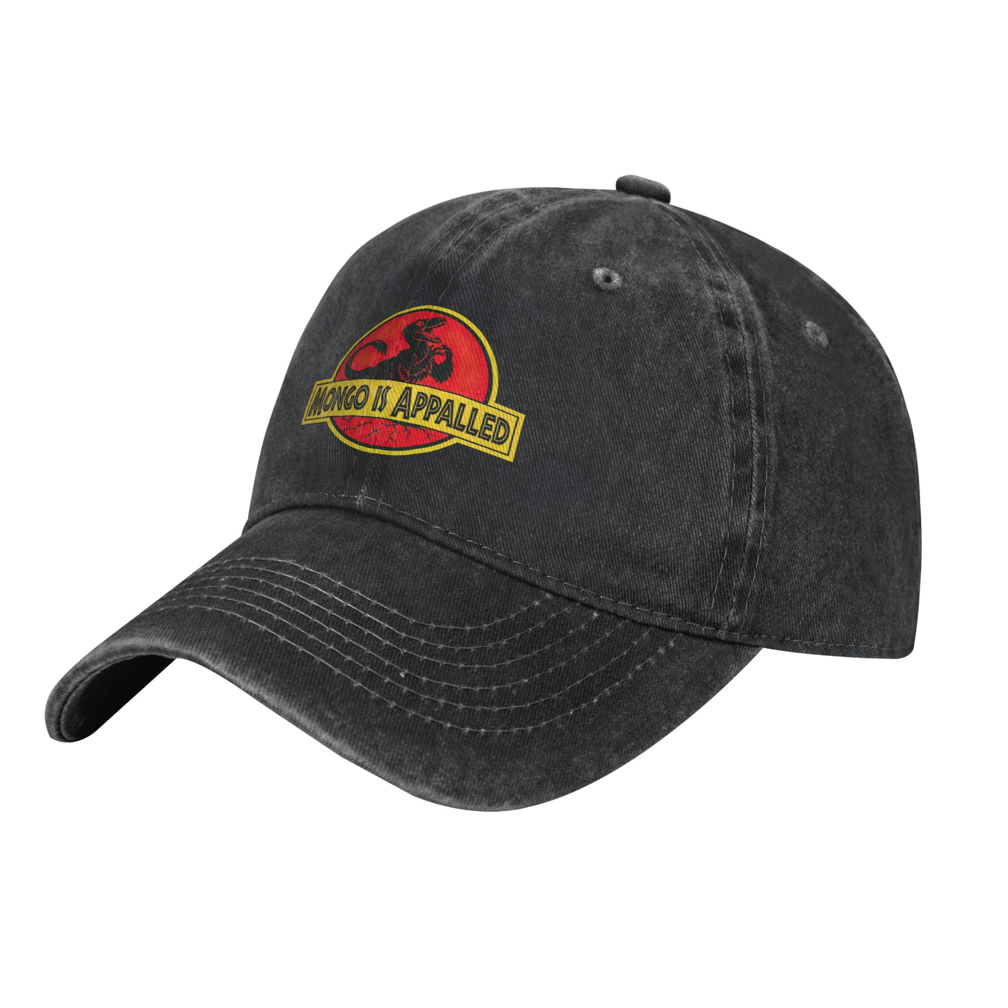 Casquettes de baseball unisexe Mongo Is Appalled Funny Dinosaur, style Dungeon Crawler Carl, délavées, réglables, pour l'extérieur et l'été