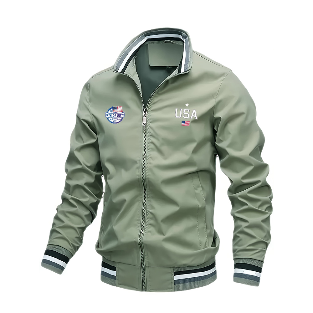 Vestes pour hommes de haute qualité mode décontracté USA lettre graphique imprimé manteau extérieur hauts Baseball Bomber varsity veste hommes surdimensionné