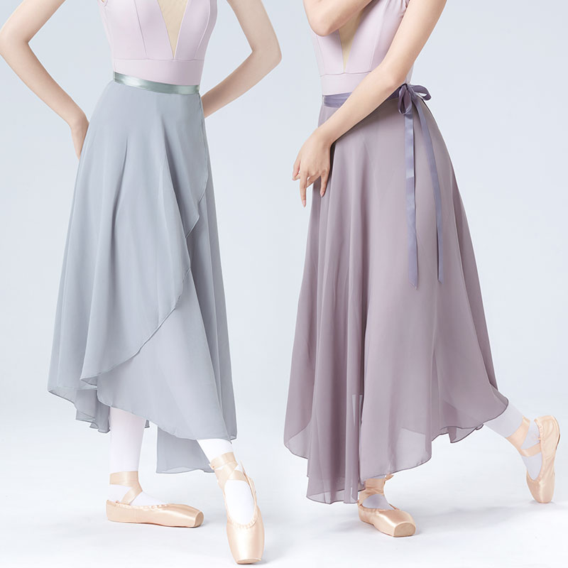 Jupe de Ballet Longue en Mousseline de Soie pour Femme, Tutu Dégradé, Costumes de brev, pour Adulte