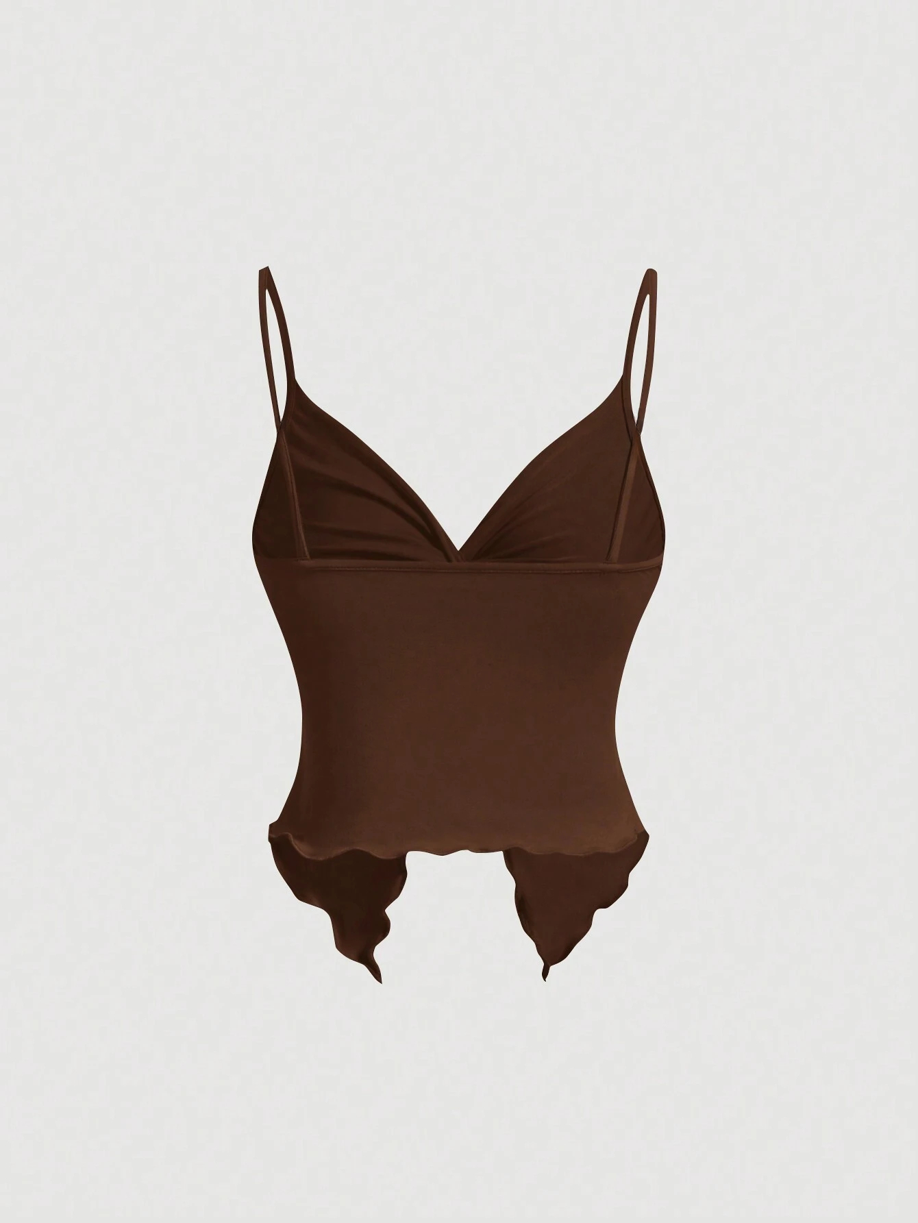Haut court torsadé décontracté pour femmes, croisé sur le devant, couleur unie, Sexy, dos nu, Slim Fit, Camisole sans manches, Streetwear, été 2025