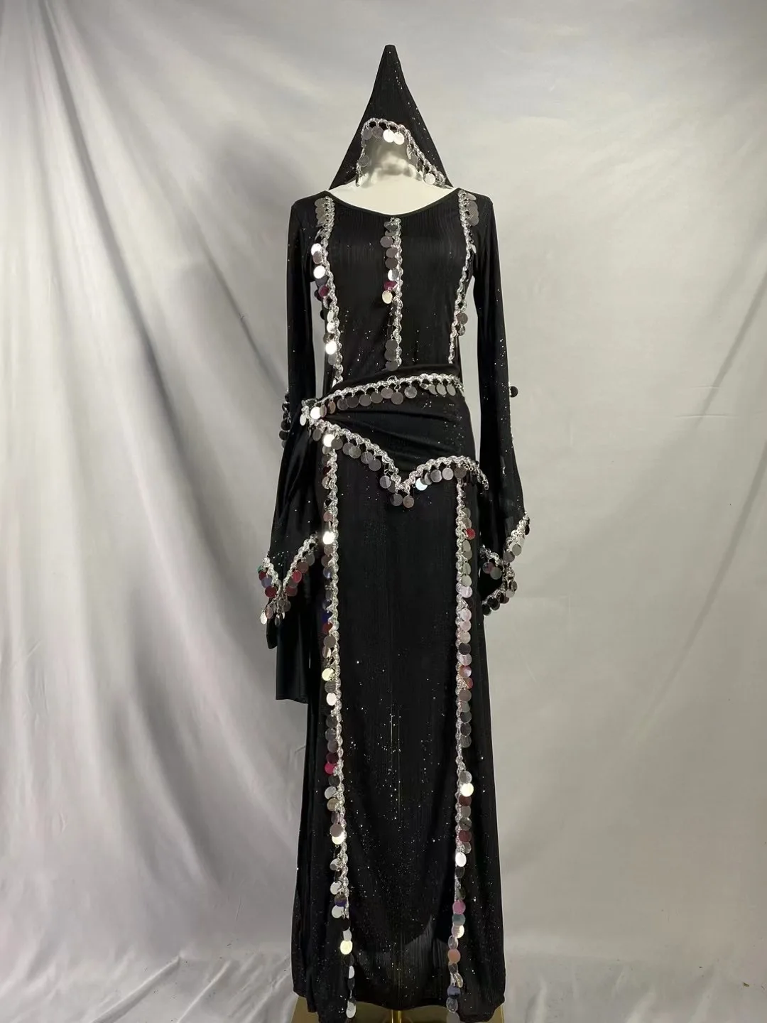 Ensemble de olympiques de danse du ventre pour femmes, ShaBeauty Baladi Saidi, robe de compétition de performance personnalisée, robes financières pour adultes et enfants