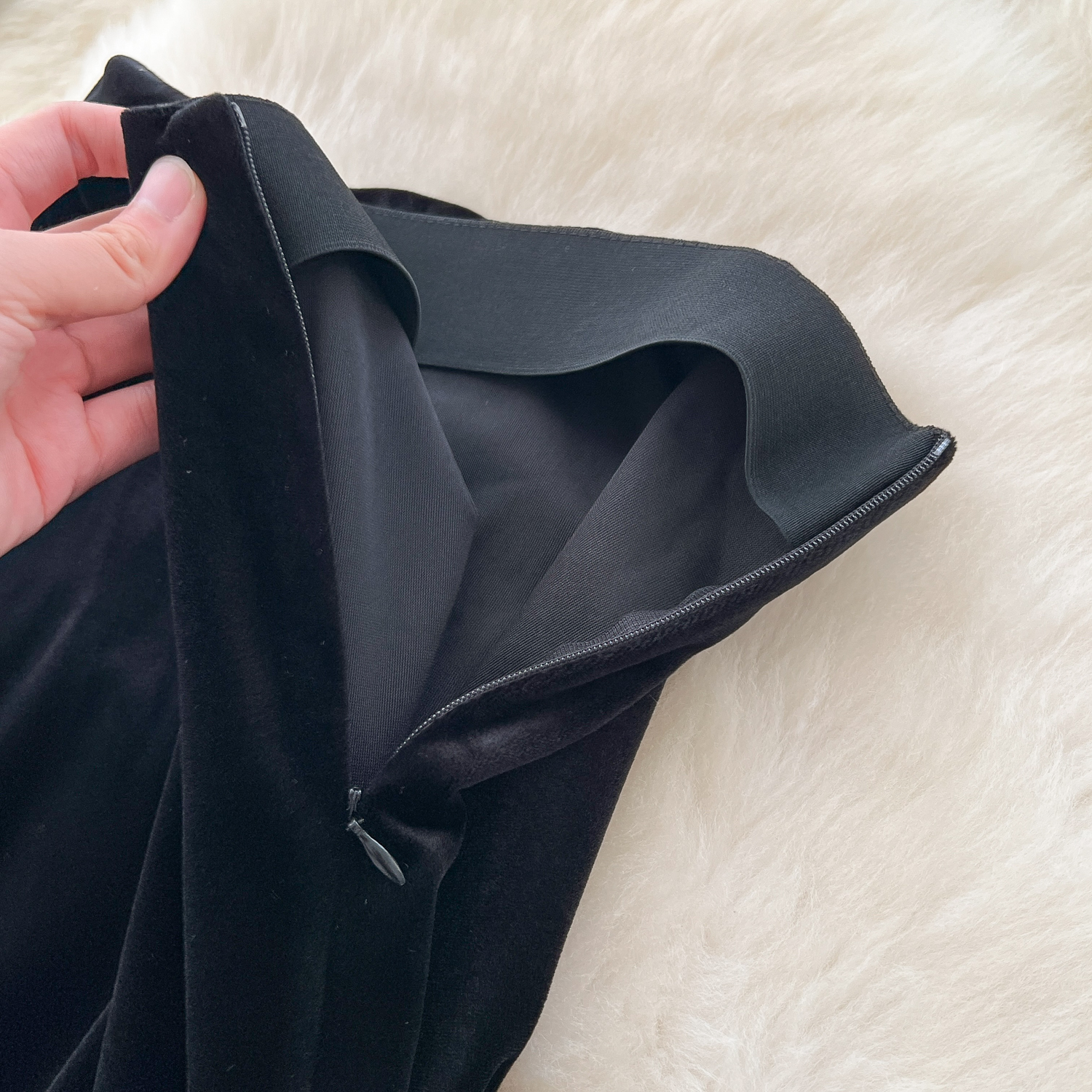 Femmes Sexy velours mince jupe fête mode Vintage taille haute jupes de luxe Goth robe de sirène femmes vêtements