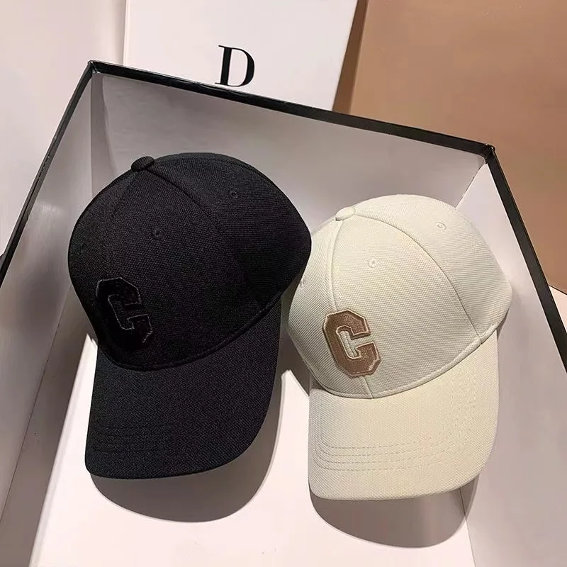 Chapeaux pour hommes nouvelle casquette de Baseball brodée lettre C Kpop mode Couple Casquette Snapback hommes et femmes chapeaux de soleil Chapeau Homme