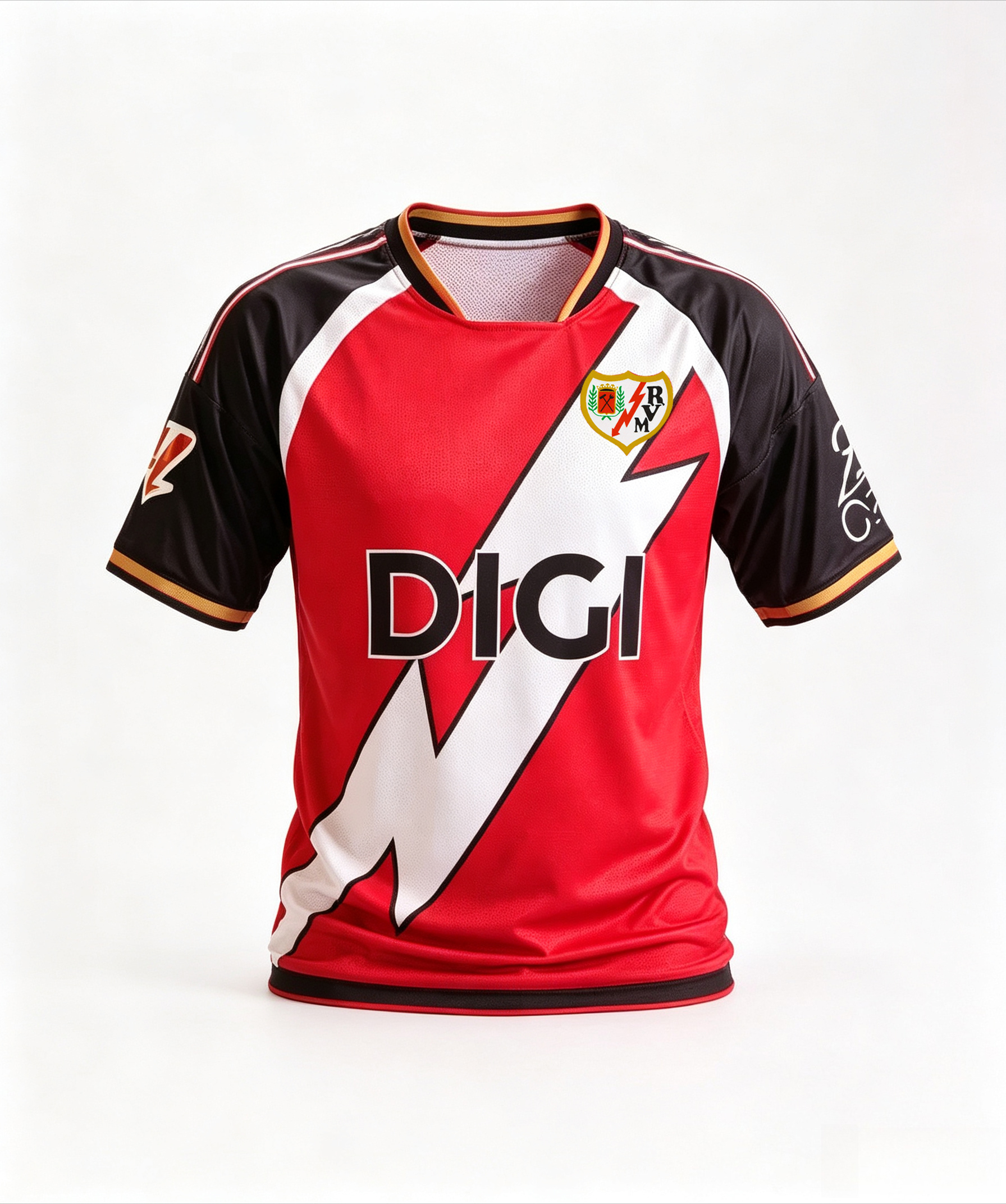 Maillot de football domicile Rayo Vallecano 2026/27, technologie d'impression 3D, maillot de football de sport à séchage rapide pour hommes et femmes, maillot de football à domicile et à l'extérieur, t-shirt familial