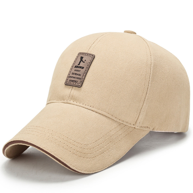 QBHAT hommes coton casquettes de Baseball Simple mâle loisirs Golf chapeau hommes en plein air chapeau de soleil broderie casquette à visière Snapback réglable