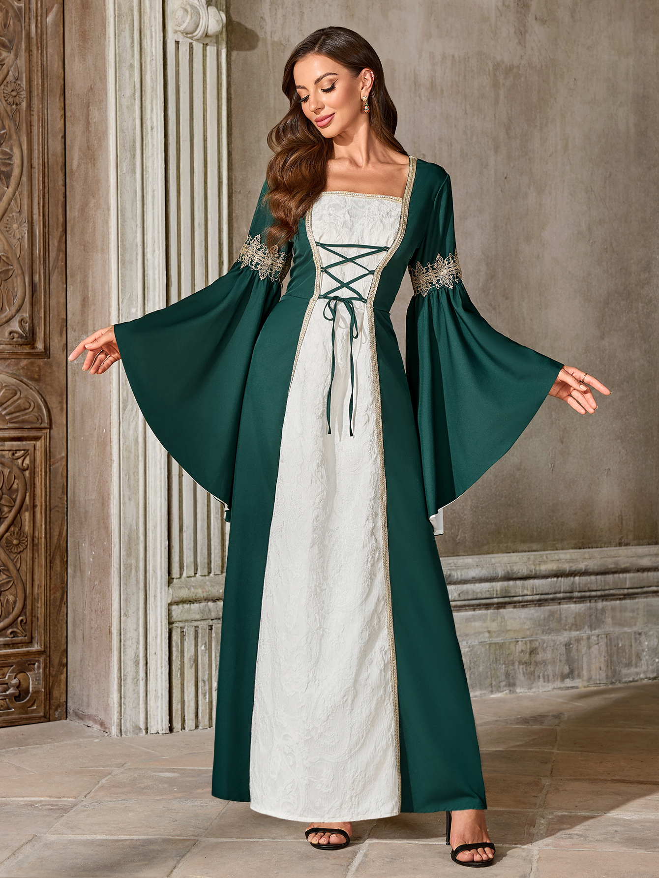 Robe médiévale pour femmes, Costume de Renaissance, robes victoriennes de Pirate irlandais Ren Faire