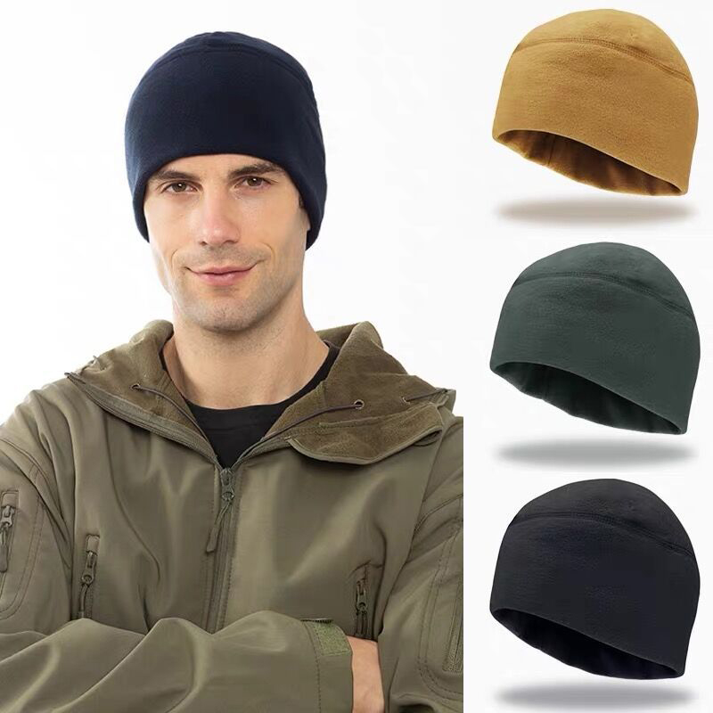 Chapeau tactique pour homme, chapeau en molleton coupe-vent chaud pour l'extérieur, chapeau de l'armée d'alpinisme, automne et hiver