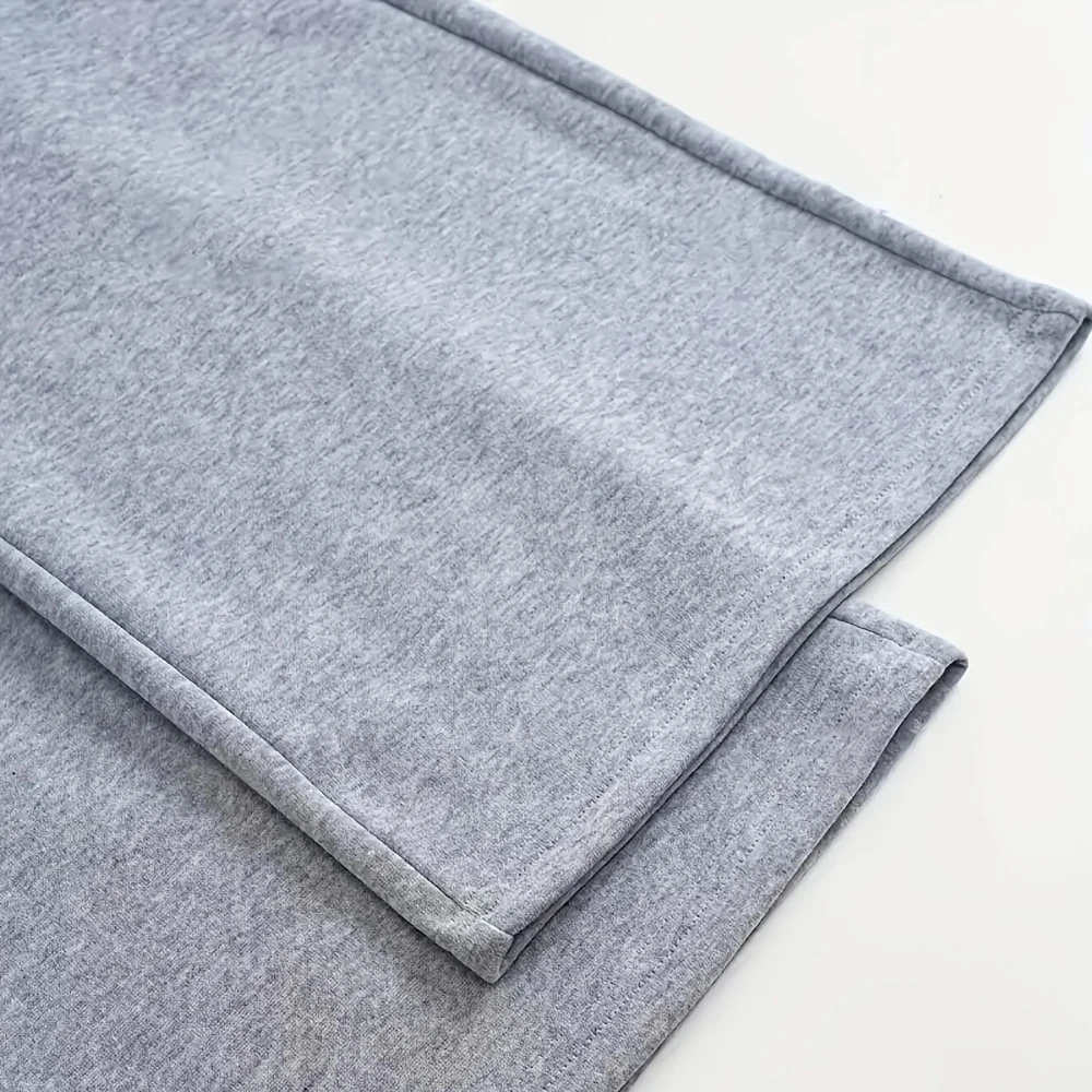 Pantalon de jogging en coton pour femme, décontracté, avec cordon de serrage, coupe ample, unisexe, jambe large, droit, pantalon de survêtement, automne-hiver, baggy, pour la gym et le sport