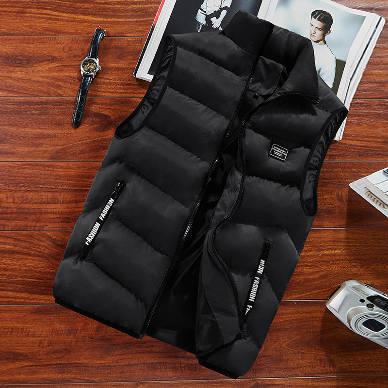 Vestes de printemps et d'automne pour hommes, gilets tendance pour adolescents avec design sans manches, vestes pour hommes pour le sport, tailles asiatiques : M - 8XL