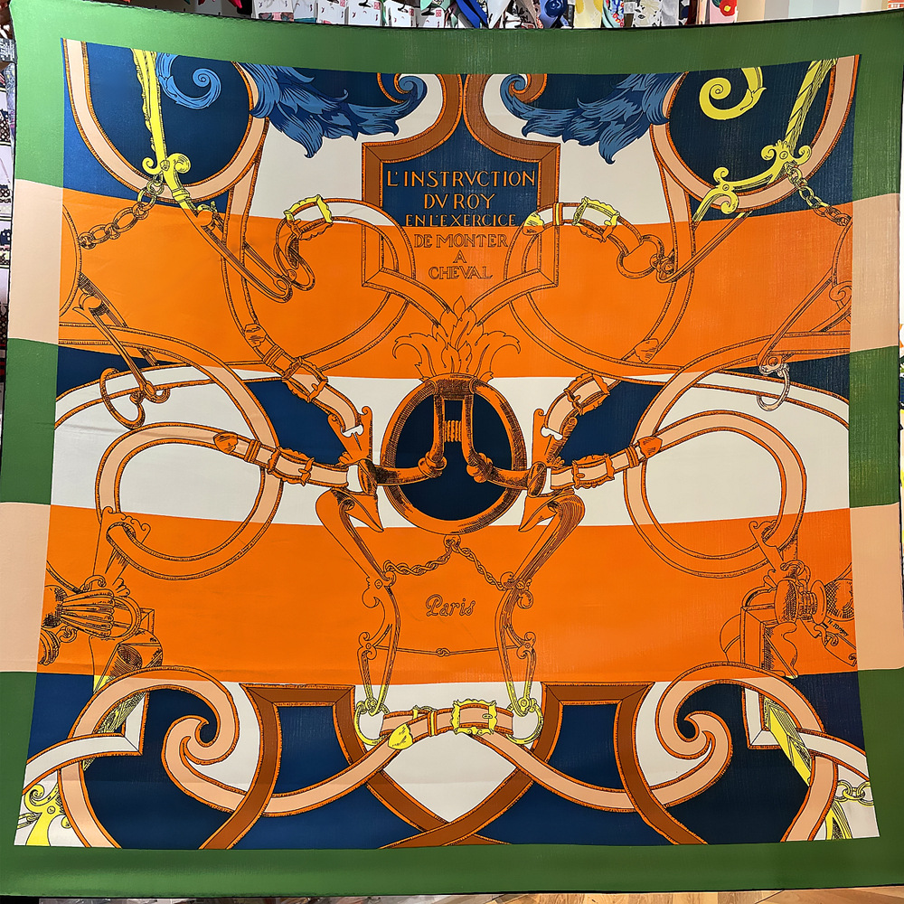 Écharpe de luxe en fausse soie et laine pour femmes, 130x130cm, grand, doux et chaud, cadeau de noël, d'anniversaire, toutes Occasions, écharpe à la mode pour dames