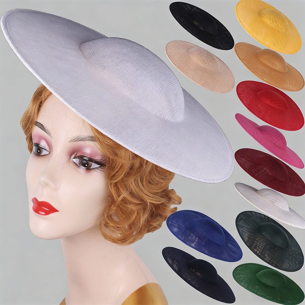 Grande base pour fascinateurs 40 cm, accessoires capillaires DIY, chapeau, coiffe de mariage pour femme, chapeau de courses pour femme, chapeau de cérémonie