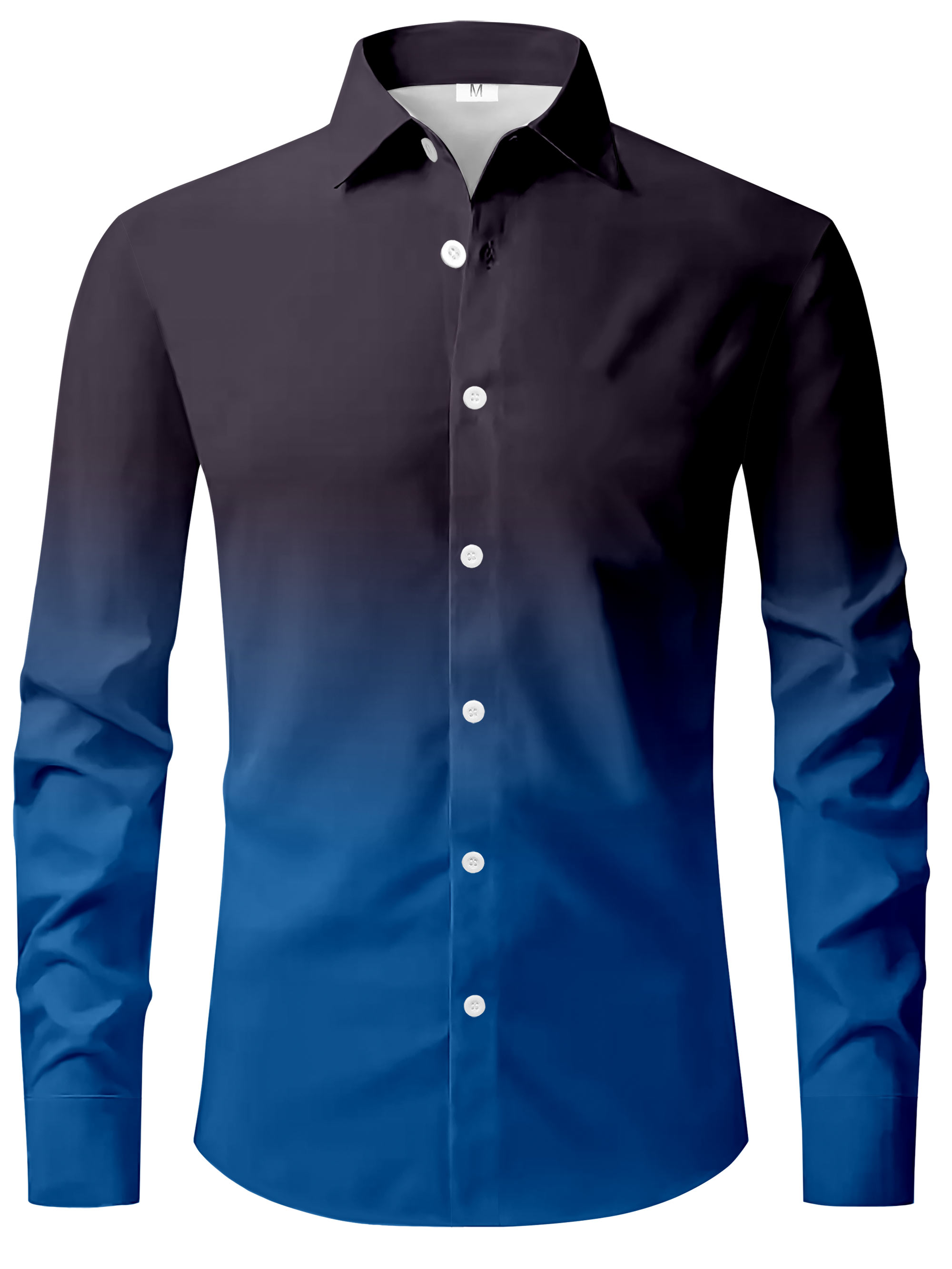 Chemise décontractée à manches longues pour homme, haut à imprimé numérique tendance, haut de randonnée en plein air, lavable en machine