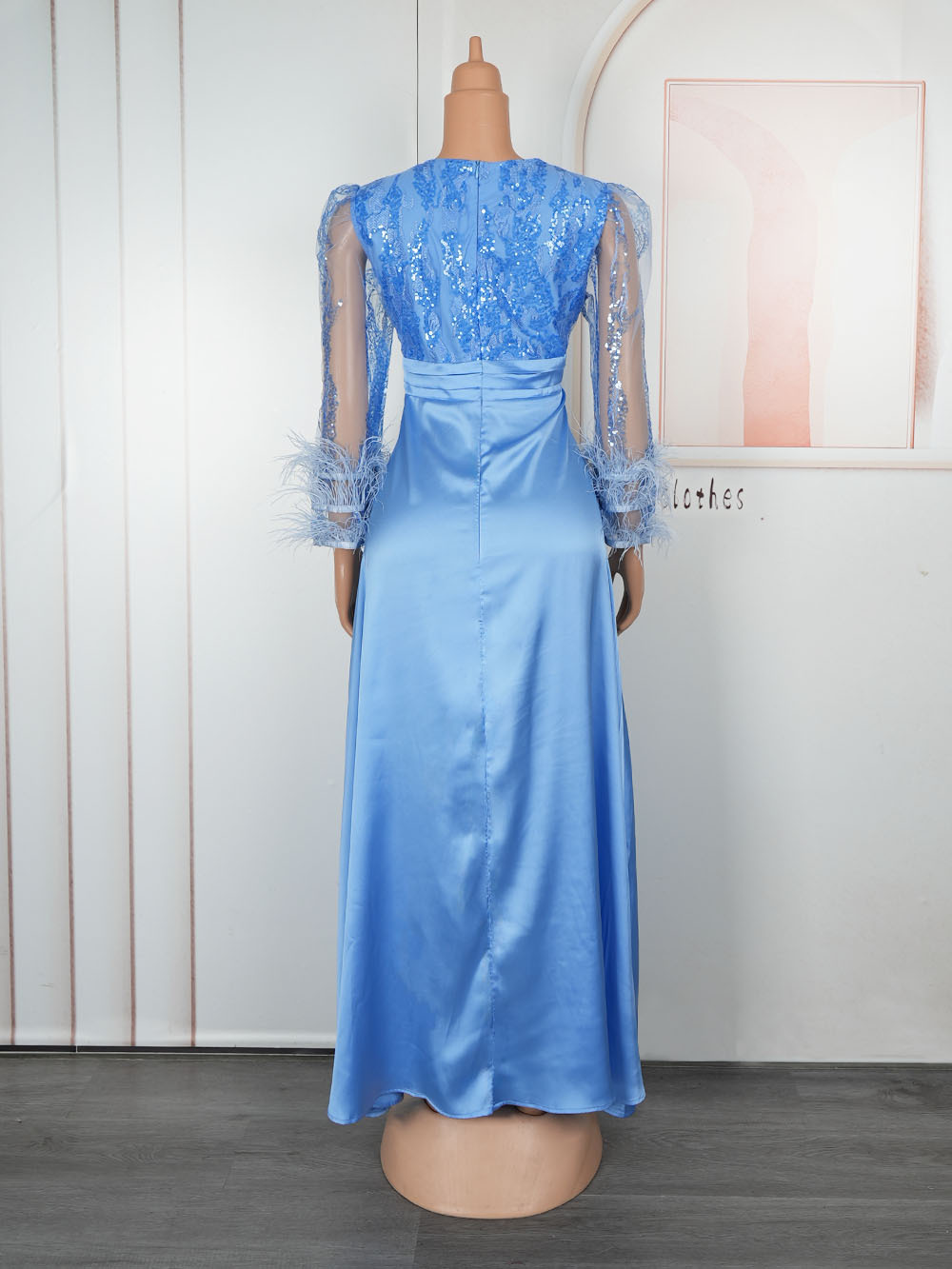 Robes de Soirée Élégantes pour Femmes, Robes Longues à Manches Longues, Vêtements Africains 2026, Robes de Mariage, Anniversaire, Bal de Promo, Soirée, Robes à Paillettes