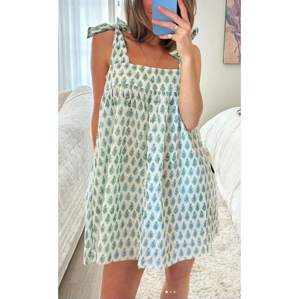 Combhasaki – robe de plage d'été pour femmes, sans manches, imprimé Floral, à lacets, larges bretelles, col carré, courte, Mini robe trapèze