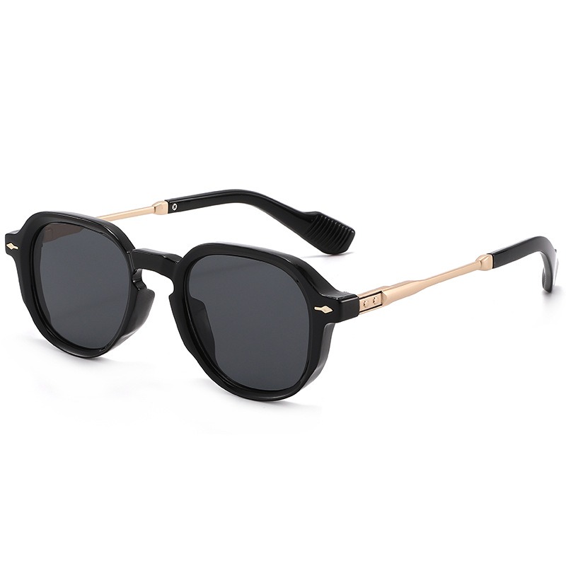 Lunettes de soleil ovales tendance pour hommes et femmes, de marque de luxe, style vintage, pour la conduite