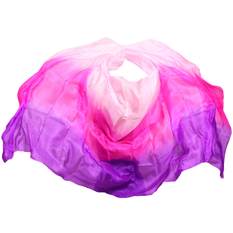 InjVeils-Voile de danse du ventre personnalisé, 100% réel, écharpe à main, châles, séparés euse du ventre, accessoire de performance sur scène