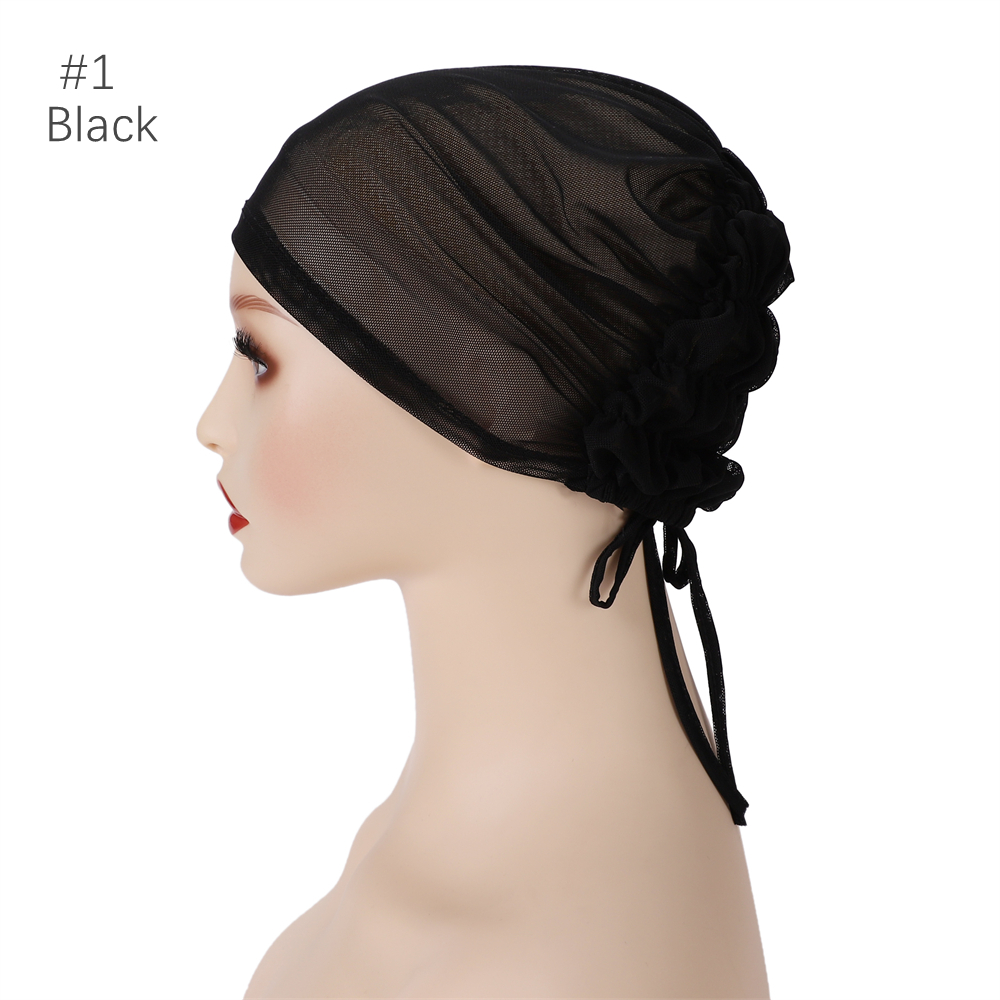 Bonnet Hijab en Maille Respirante pour Femme, Sous-casquette, Solide, artificiel astique, observateur, Nik, Taille Libre, Été