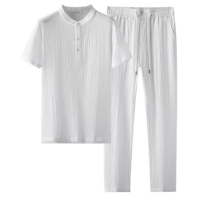 Ensembles homme (Chemise + pantalon) Nouvelle collection été 2026 – Chemise homme tendance à manches courtes – Chemises de haute qualité pour homme – Deux pièces