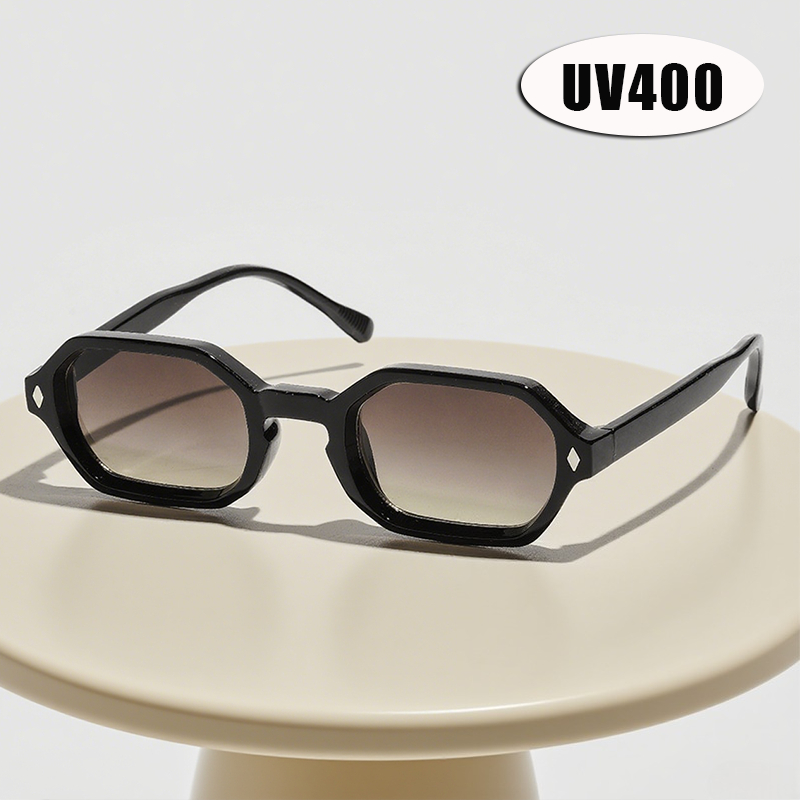 Lunettes de soleil à petite monture carrée pour hommes et femmes, nuances de sport de plein air UV400, Design de marque de luxe, lunettes de soleil populaires