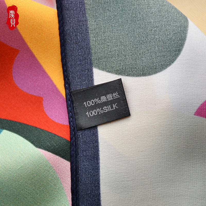 Petit foulard rétro en soie naturelle pour femmes, imprimé fleur 100% soie véritable de haute qualité 50cm petit foulard carré cadeau de luxe pour dame