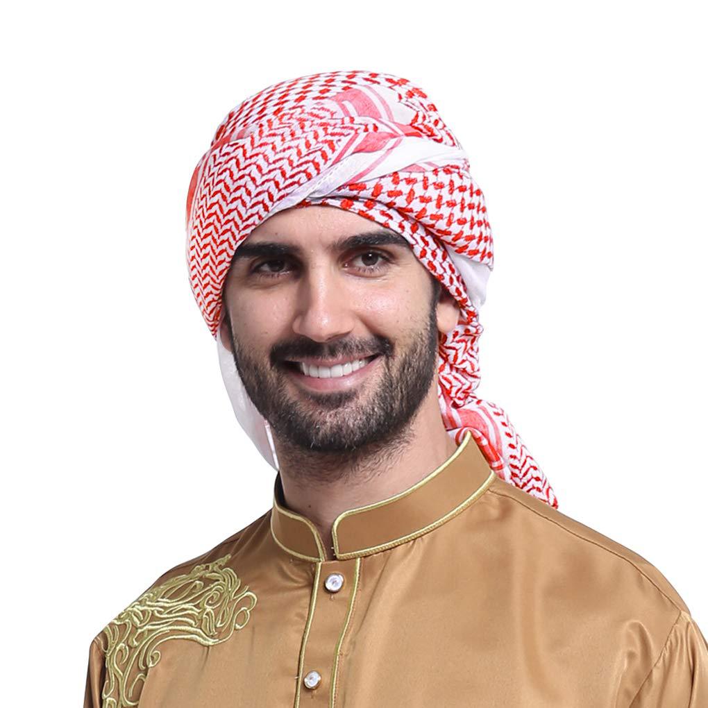 140*140 cm arabe hommes carré Keffiyeh musulman Hijab Shemagh foulard islamique saoudien arabe hommes tête enveloppement Bandana tête cou foulards