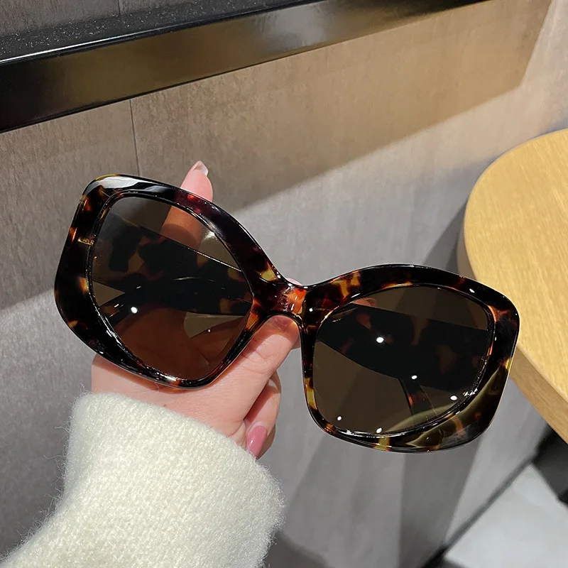 Lunettes de soleil vintage à grande monture pour hommes et femmes, lunettes de soleil de créateurs de marque de luxe, punk populaire, hip hop, ET Bat Shades, UV400