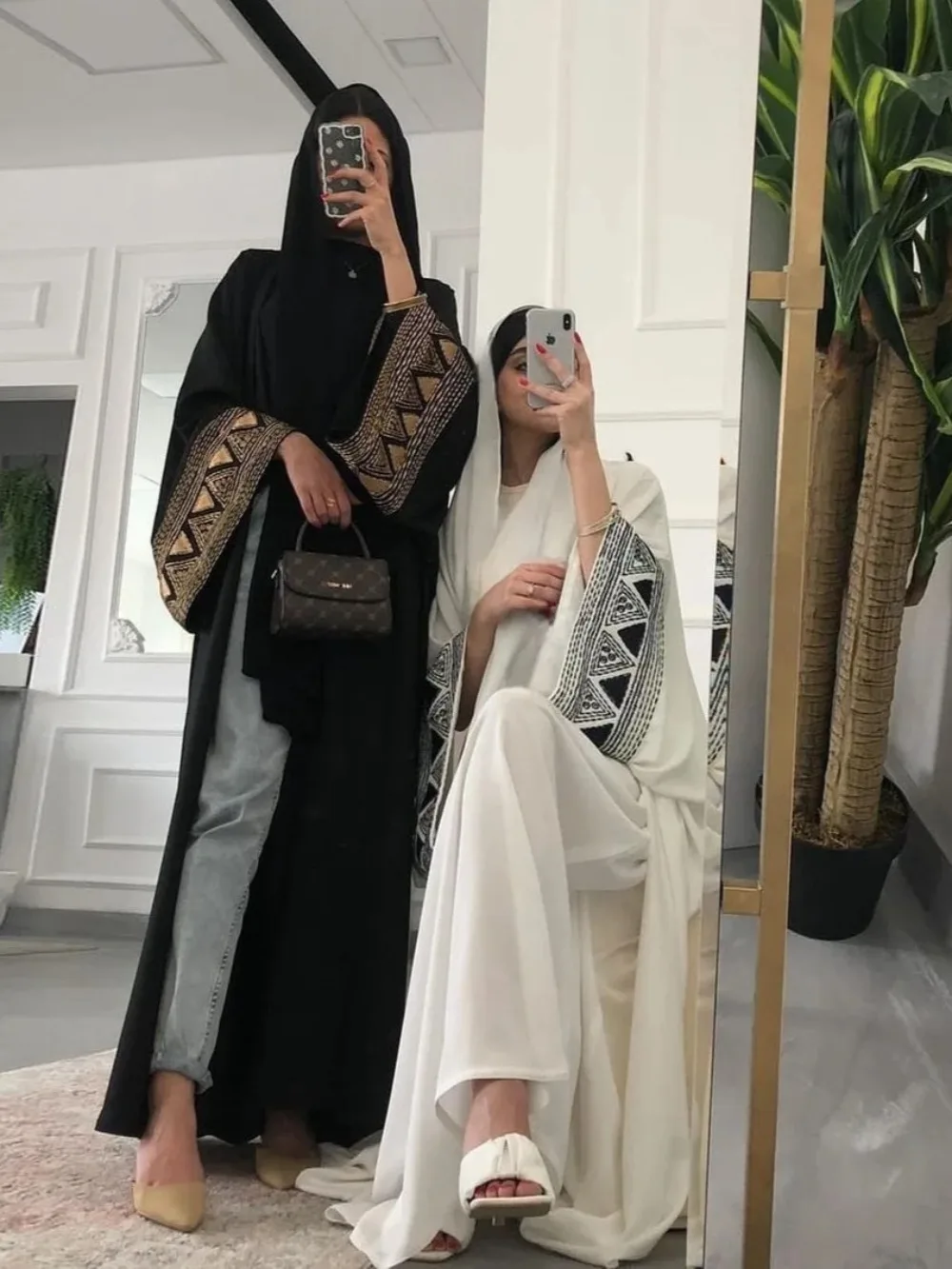 Caftan marocain Abayas Eid musulman Abaya pour femmes robes de dubaï Jalabiya broderie Ramadan Islam robes arabe longue Robe 2026