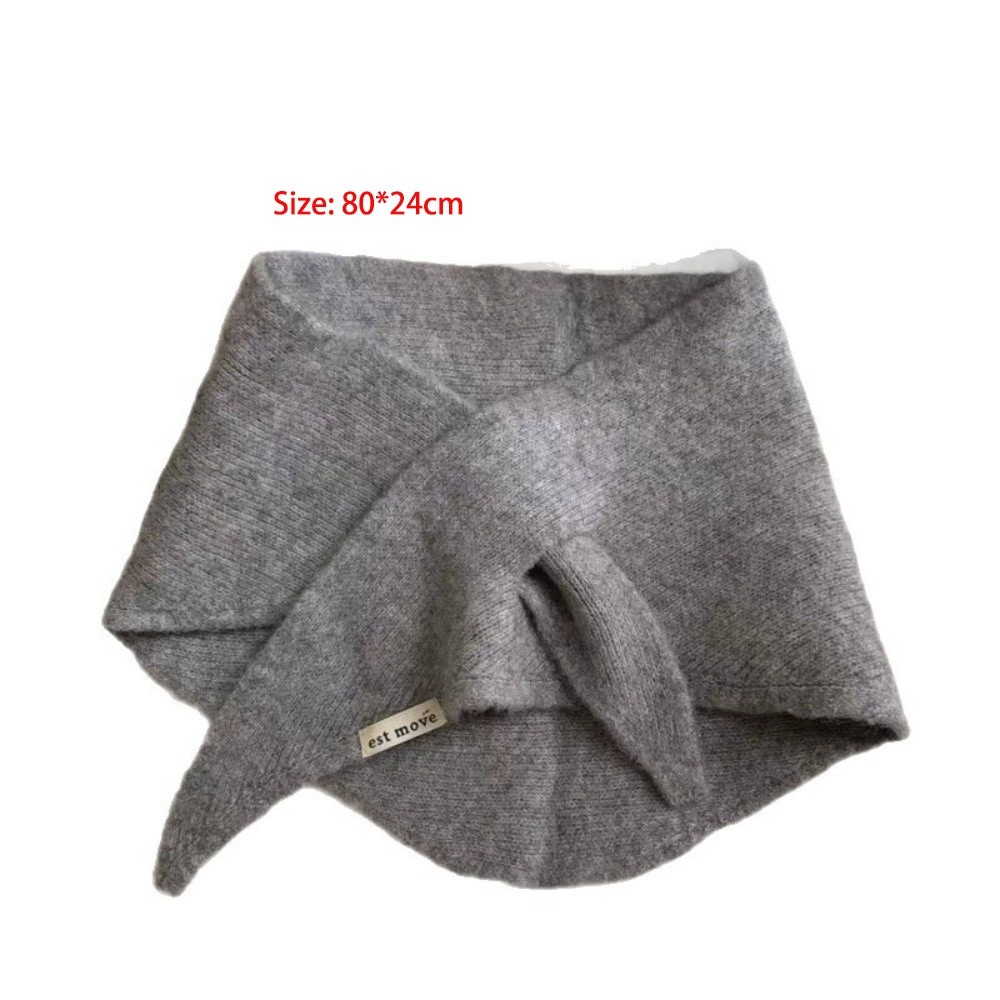 Nouveau coupe-vent cou plus chaud résistant au froid triangulaire tricoté écharpe tricoté chaud foulard cadeau