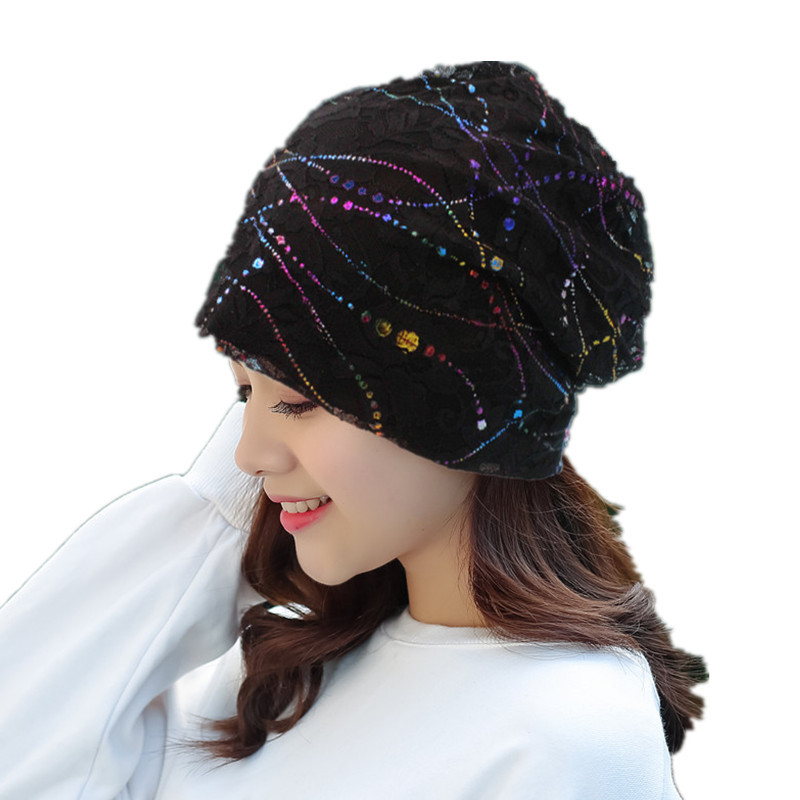 Casquette de Confinement pour femmes, couvre-chef coupe-vent chaud, dentelle strass, respirant, protection solaire, chapeau W54, printemps automne