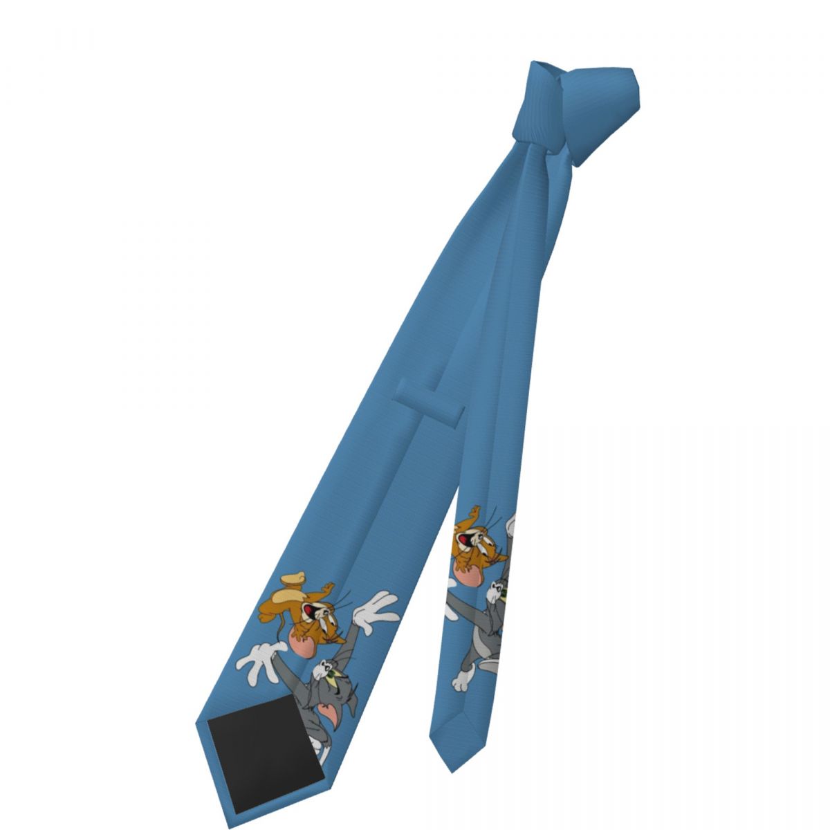 Cravates personnalisées en soie à motifs de dessins animés (T-Tomed, A-Ands, J-Jerryes) pour hommes, amusantes et tendance, idéales pour les fêtes