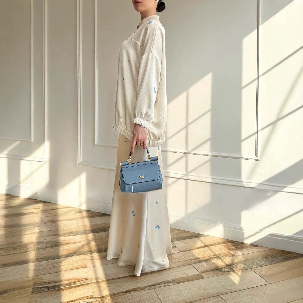 Ensemble deux pièces pour femmes musulmanes Eid, chemisiers solides, jupes à jambes larges, Ramadan marocain, Kaftan de dubaï, costume ample et modeste