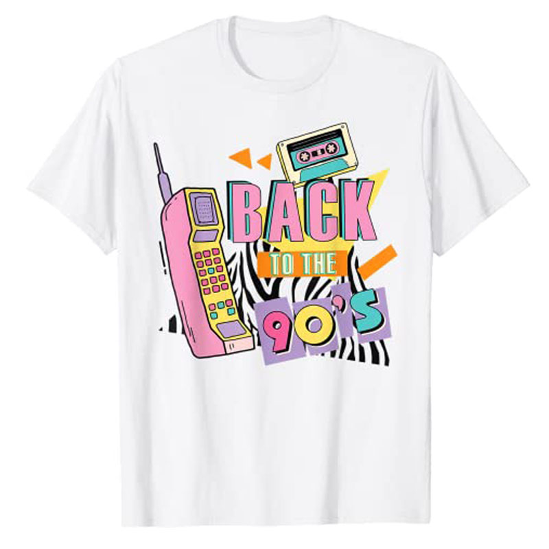 Tenues de retour aux années 90 pour femmes, costume rétro, t-shirt de fête, cadeau pour hommes, style des années 90, hip hop, t-shirt graphique rigour, Y-s