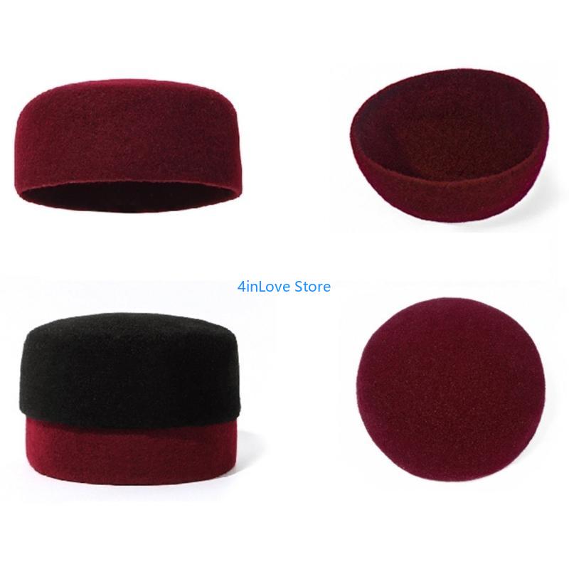 T4MD chapeau en laine à mode confortable beau chapeau unisexe musulman traditionnel