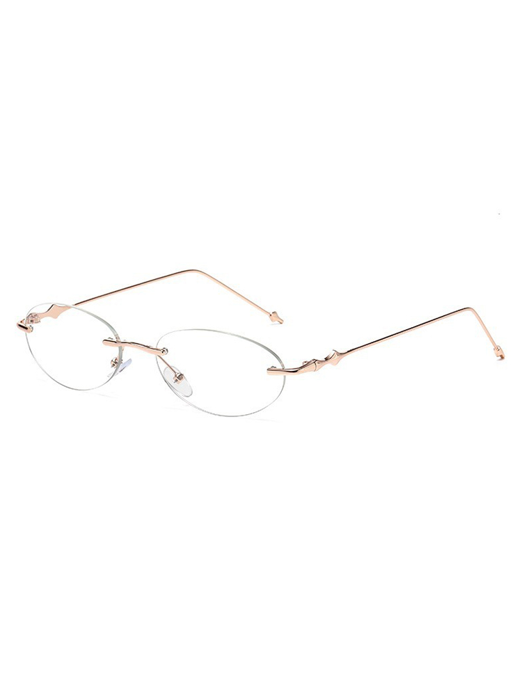 Petites lunettes photochromiques ovales pour myopie, femmes et hommes, monture sans cadre, verres négatifs, lunettes tendance pour l'extérieur, 0-1.0-4.0