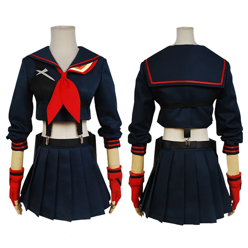 Anime tuer La tuer Ryuko Ryuuko Matoi Senketsu Costume tenue Cosplay uniforme Matoi Ryuuko femmes Halloween Costume
