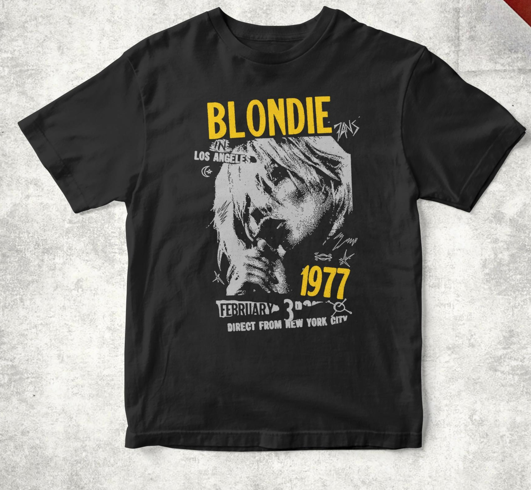 T-Shirt unisexe rétro Blondie, en pur coton, décontracté, coupe ample, streetwear, chemises harajuku, t-shirt vintage, toutes saisons