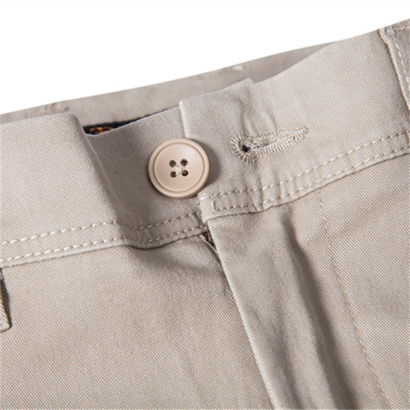 Nouveau Pantalon Décontracté d'Été 2026 pour Homme, 97% Coton, Couleur Unie, Coupe Slim Extensible, Gris, Fin, Style Business, Vêtement de Marque Masculin