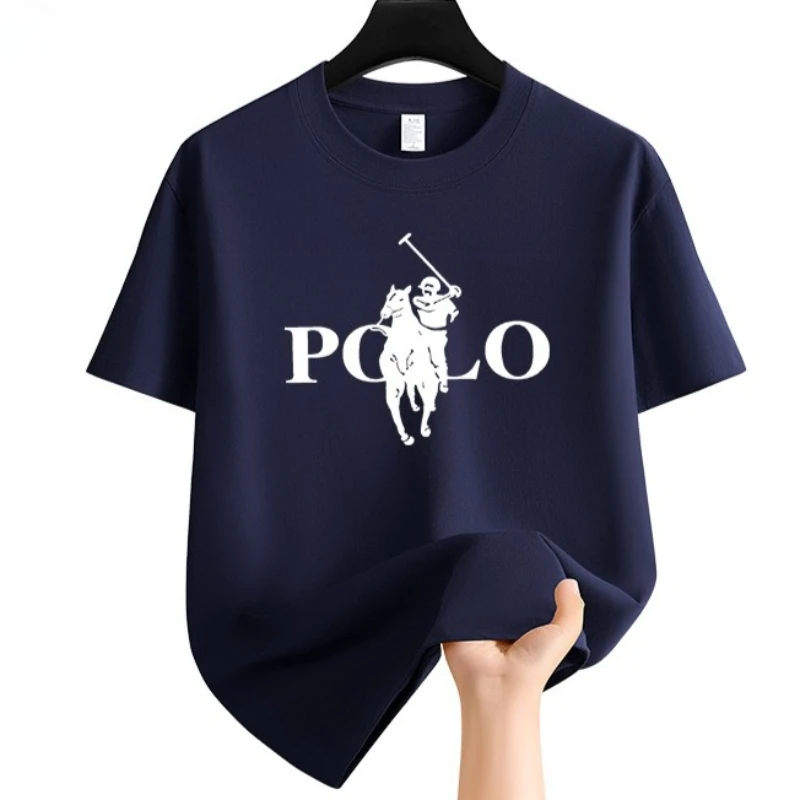 Vêtements de marque pour hommes, mode été, shorts décontractés pour affaires, t-shirt à manches courtes polyvalent à col rond, t-shirt respirant