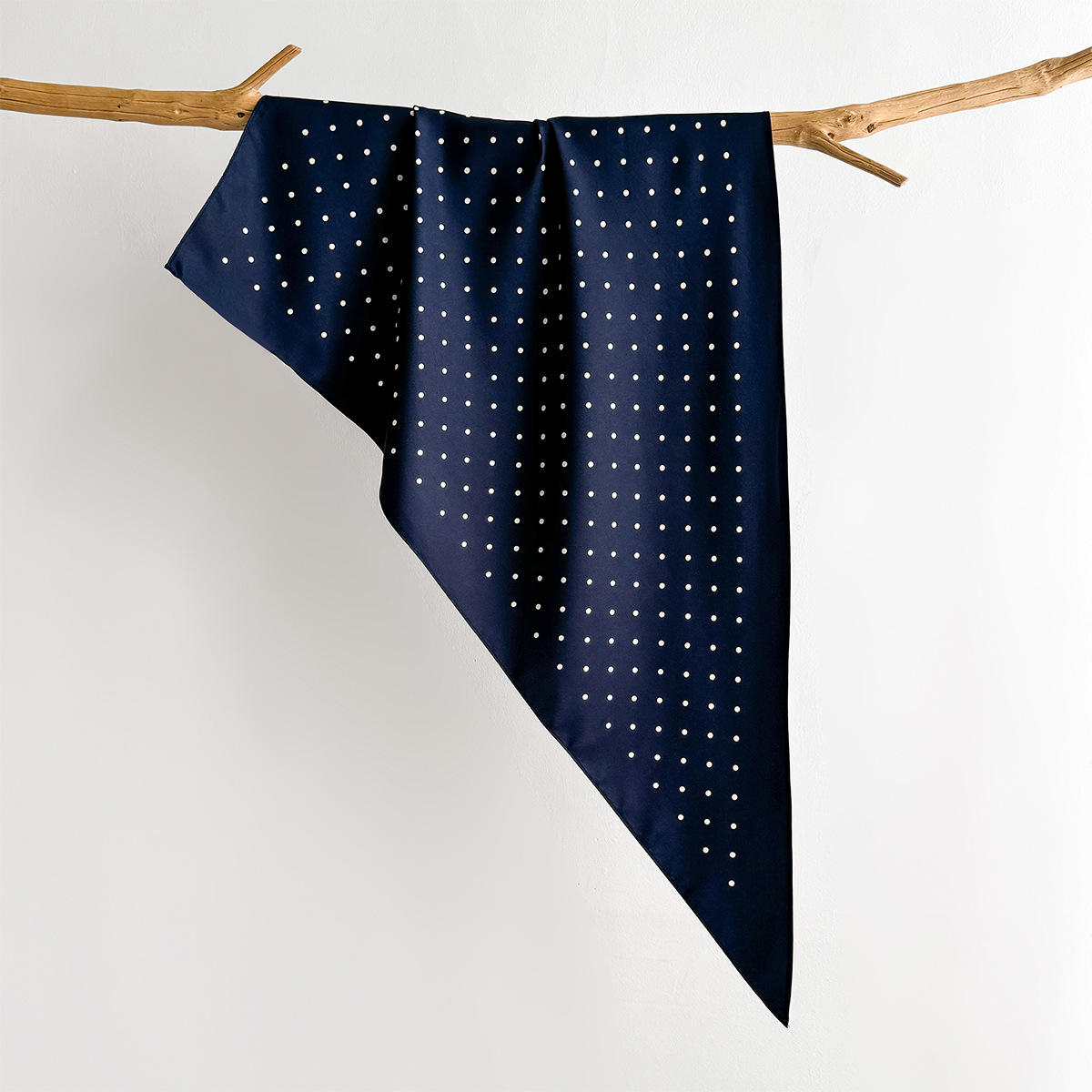 Nouveau foulard triangulaire en twill pour femme, écharpe à pois, bandeau, bandeaux pour cheveux, foulard imprimé, hijab, enveloppes, bandana